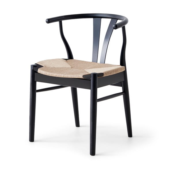 Juoda/natūrali valgomojo kėdė Freja - Hammel Furniture