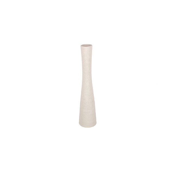 Baltos spalvos iš keramikos vaza (aukštis 40,5 cm) Cone – S|P Collection-image-2