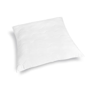 Balta dygsniuota mikropluošto pagalvė DecoKing Inez, 80 x 80 cm