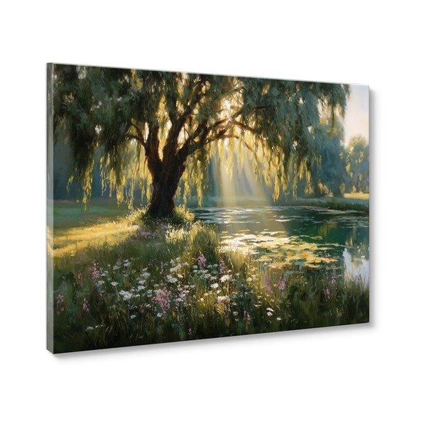 Paveikslas 113x85 cm Sunlit Willow – Styler-image-3