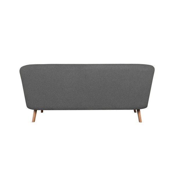 Tamsiai pilka trijų vietų sofa "Kooko Home Pop-image-4