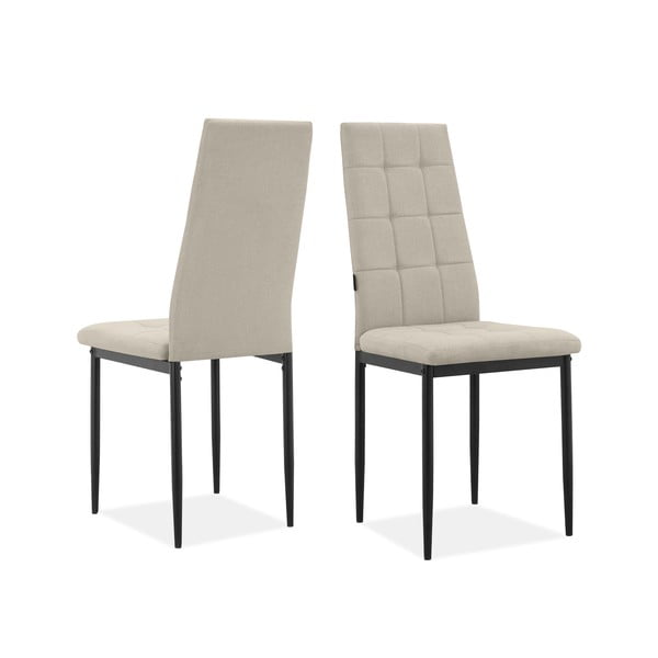 Valgomojo kėdės smėlio spalvos 2 vnt. Becca – Støraa-image-3