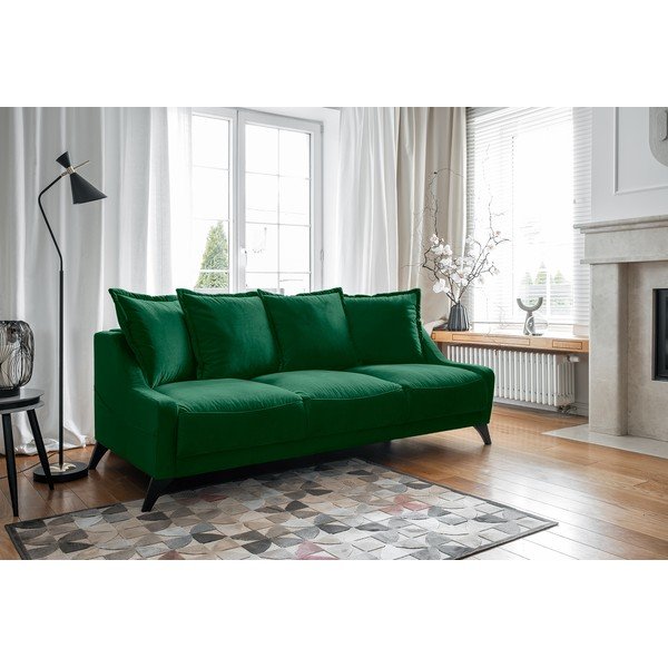 Žalia aksominė sofa Miuform Royal Rose-image-3