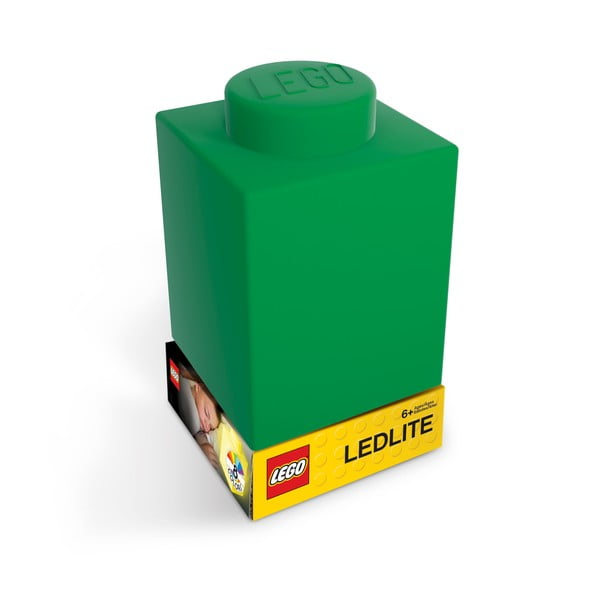 Žalia silikoninė naktinė lemputė LEGO® Classic Brick