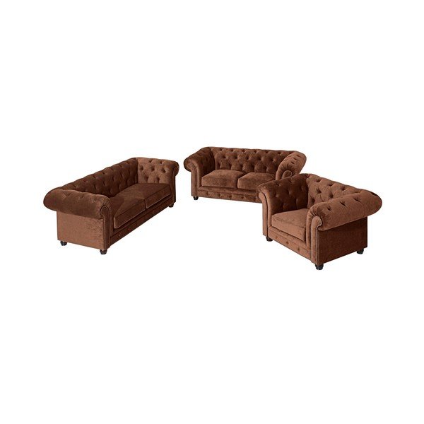 Rudas fotelis "Max Winzer Orleans Velvet-image-3