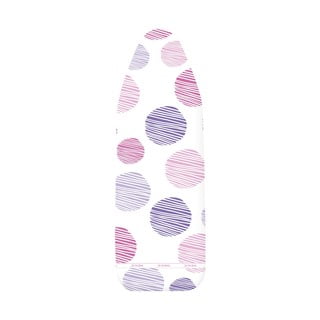 Baltos ir violetinės spalvos lyginimo lentos užvalkalas Wenko Dots S