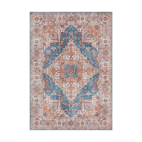 Mėlynas ir raudonas kilimas Nouristan Sylla, 200 x 290 cm