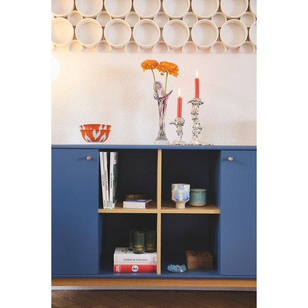 Žema šoninė spintelė tamsiai mėlynos spalvos 175x80 cm Color Living – Tom Tailor-image-3