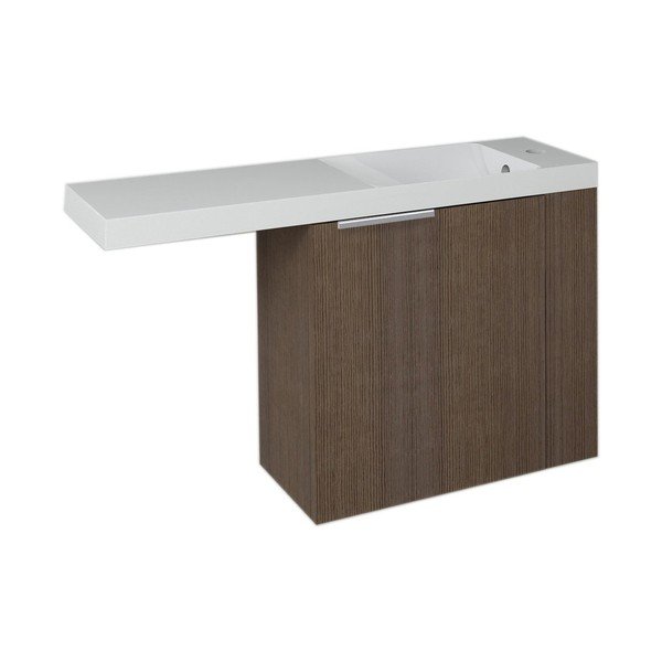 Pakabinama spintelė be kriauklės rudos spalvos iš pušies 50x50 cm Latus Vi – Sapho