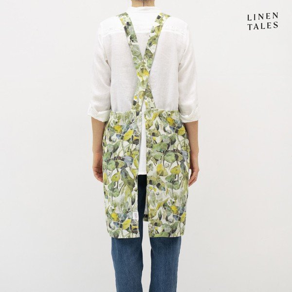 Prijuostė iš lino Khaki – Linen Tales-image-1