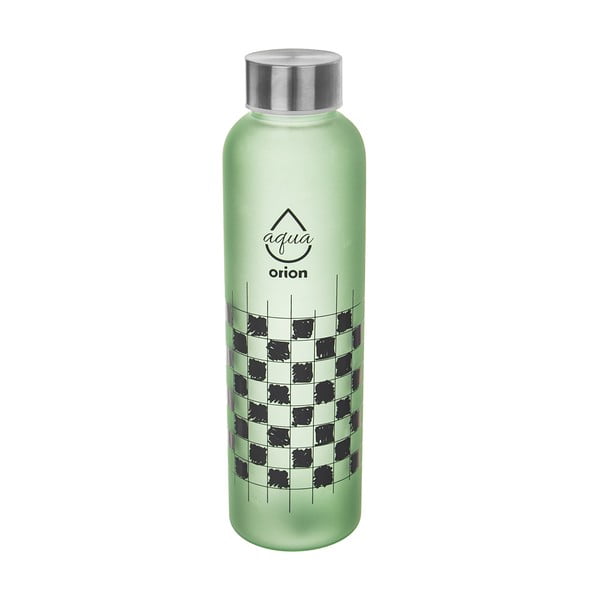 Butelis iš stiklo žalios spalvos 600 ml Šachovnice – Orion-image-3