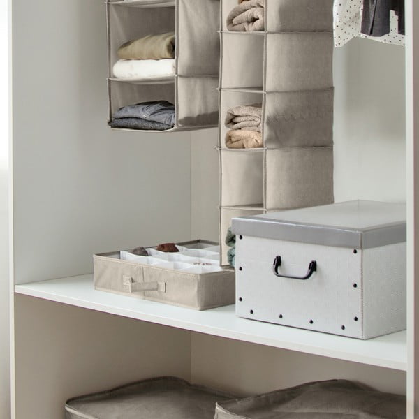 Iš tekstilės stalčių organizatorius Nancy – Compactor-image-2