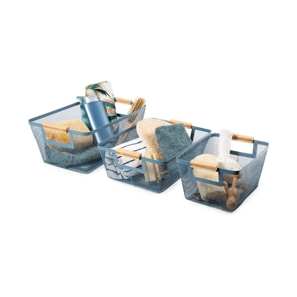 Vieliniai iš metalo krepšiai 3 vnt. – Compactor-image-2