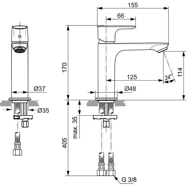 Čiaupas Connect Air – Ideal Standard-image-3