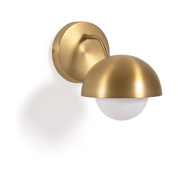 Aukso spalvos sieninis šviestuvas ø 15 cm Lonela - Kave Home