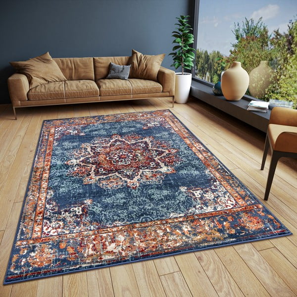 Tamsiai mėlynas kilimas 160x235 cm Orient Maderno - Hanse Home-image-1