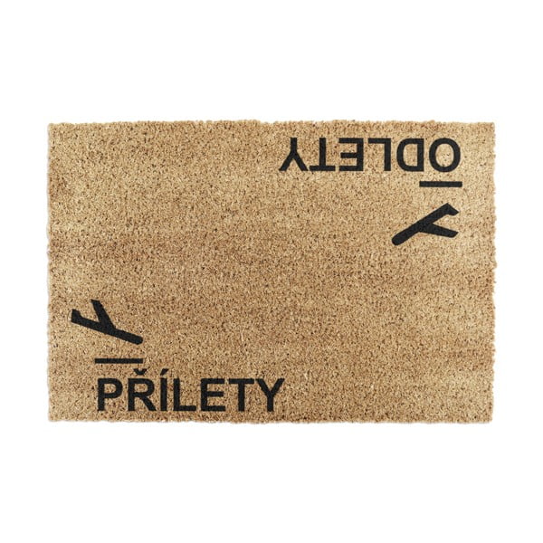 Iš kokoso pluošto grindų kilimėlis 40x60 cm Arrivals – Artsy Doormats