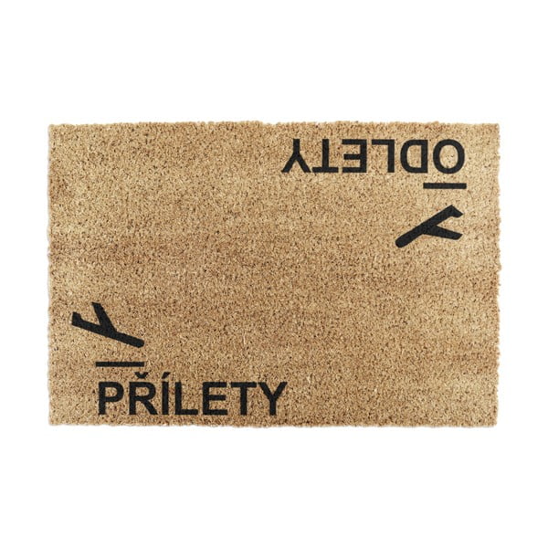 Iš kokoso pluošto grindų kilimėlis 40x60 cm Arrivals – Artsy Doormats