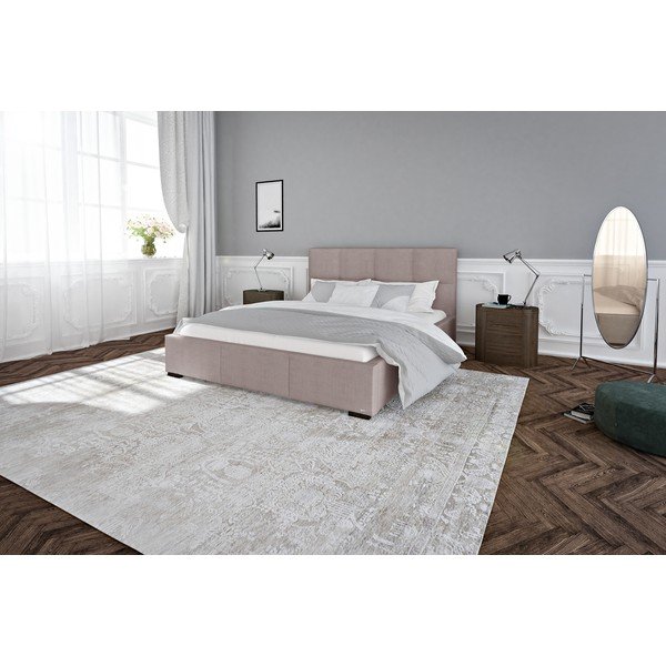 Šviesiai rožinė dvigulė lova su grotelėmis ir vieta daiktams laikyti Guy Laroche Home Fascination, 160 x 200 cm-image-4