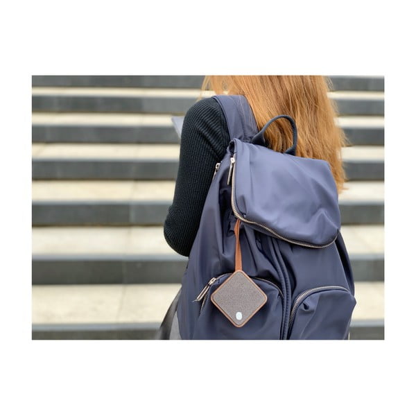 Tamsiai ruda juoda Bluetooth kolonėlė Gingko Square-image-3