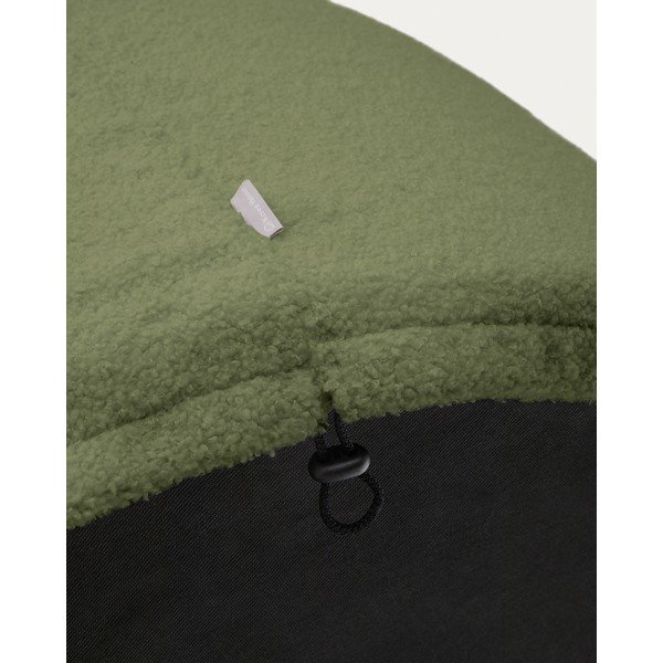 Žalios spalvos iš boucle pufas Kaeli – Kave Home-image-1