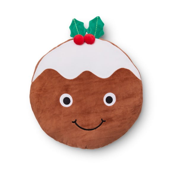 Iš pliušo dekoratyvinė pagalvėlė su Kalėdų motyvu 35x35 cm Christmas Pudding – Catherine Lansfield