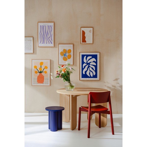 Mėlynos spalvos taburetė Oly – noo.ma-image-1