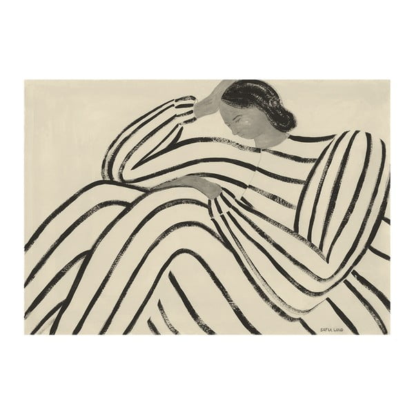 Plakatas 100x70 cm Waiting – Sofia Lind – The Poster Club
