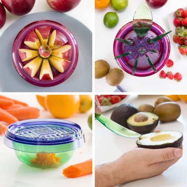"InnovaGoods" daugiafunkcinis vaisių paruošimo rinkinys-image-1
