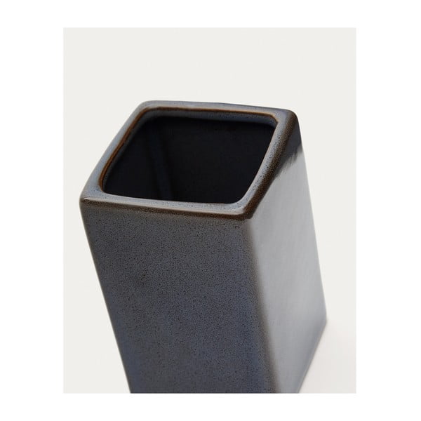 Iš keramikos dantų šepetėlio indas tamsiai mėlynos spalvos Silvet – Kave Home-image-2