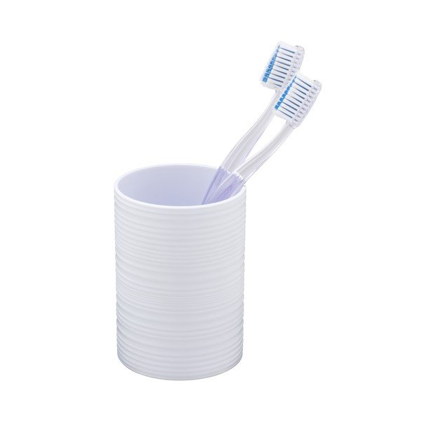 Baltos spalvos iš plastiko dantų šepetėlio indas Lyon – Allstar-image-1