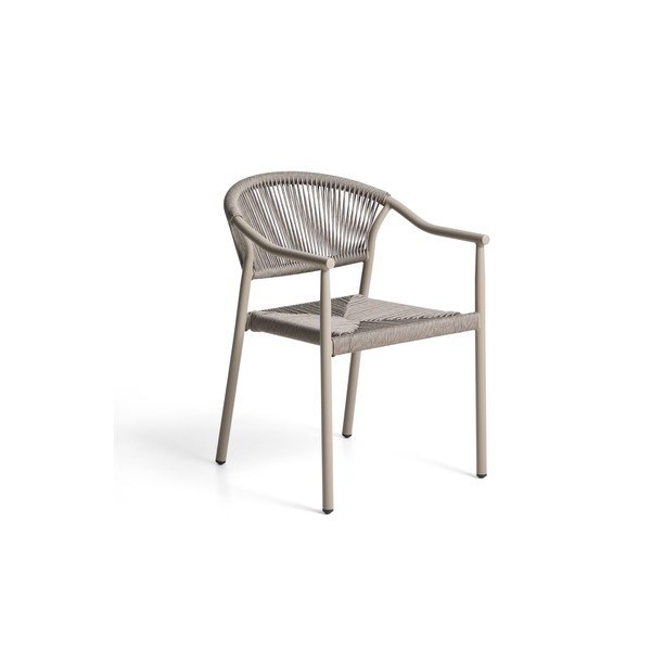 Taupe spalvos sodo kėdė rotangas Livadia – Kave Home