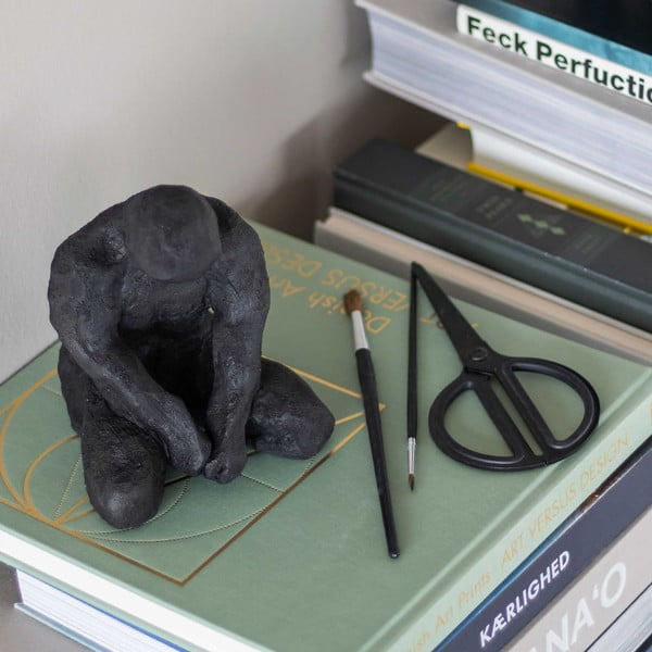 Iš polirezino statulėlė (aukštis 15 cm) Meditating Man – Mette Ditmer Denmark-image-3