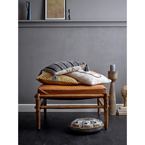 2 juodo metalo žvakidžių rinkinys Bloomingville Deja, aukštis 16 cm-image-1