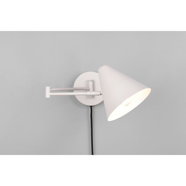 Dramblio kaulo spalvos sieninė lempa su sulankstoma konstrukcija su kištuku ø 15 cm Cosima – Trio-image-1