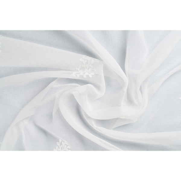 Permatoma užuolaida baltos spalvos 300x245 cm Fibula – Mendola Fabrics