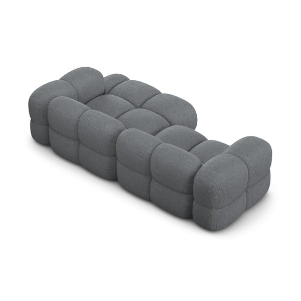 Pilkos spalvos kampinė sofa (su dešiniuoju kampu/su gultu) Loretto – Cosmopolitan Design-image-4