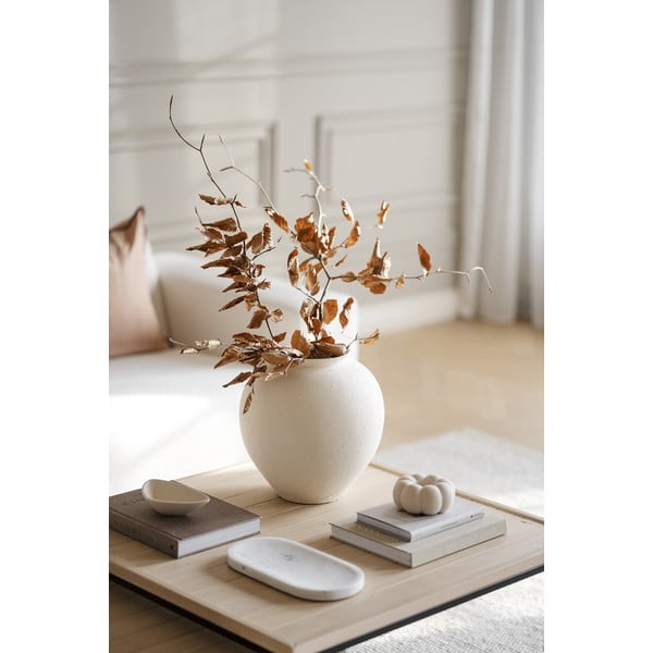 Kavos staliukas natūralios spalvos su ąžuolo masyvo stalviršiu ø 80 cm Deerfield – Rowico-image-4