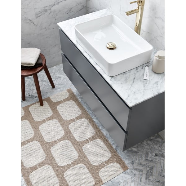 Smėlio spalvos/kreminės spalvos lauko kilimas 70x300 cm Sten Light Nougat – Pappelina-image-1