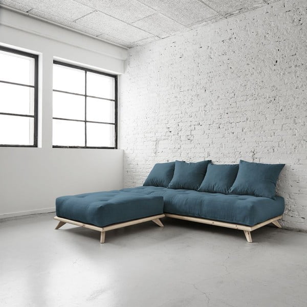 Sofa "Senza Natural/Deep Blue-image-4