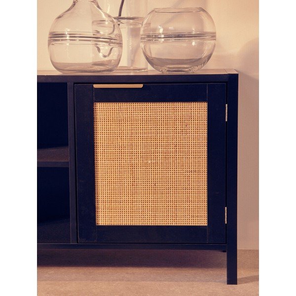 Juodos spalvos TV spintelė 120x52x38 cm Sherman – Premier Housewares-image-2