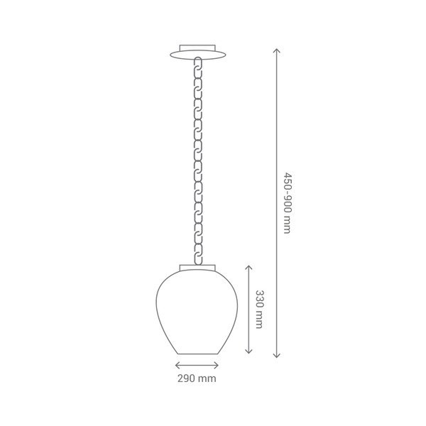 Pakabinamas šviestuvas SULION Drops-image-1