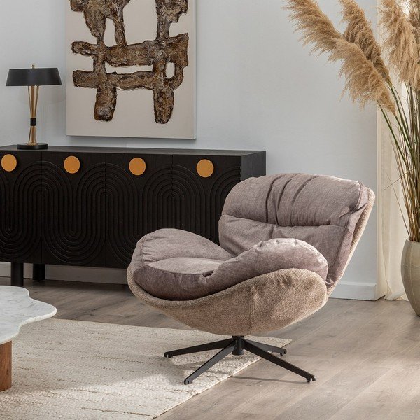 Iš velveto krėslas smėlio spalvos Comfo – Ixia-image-4