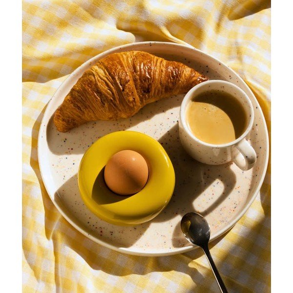 Smėlio spalvos iš porceliano  lėkštė ø 25 cm Fika – ONA-image-1
