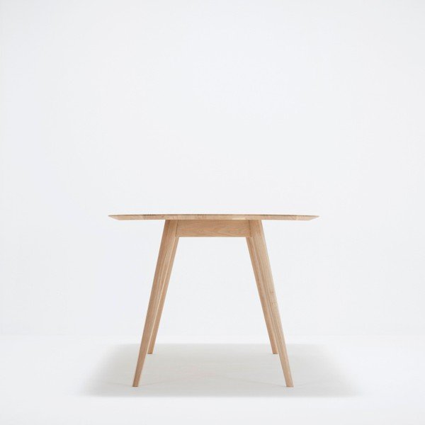 Valgomojo stalas iš ąžuolo masyvo Gazzda Stafa, 200 x 90 cm-image-2