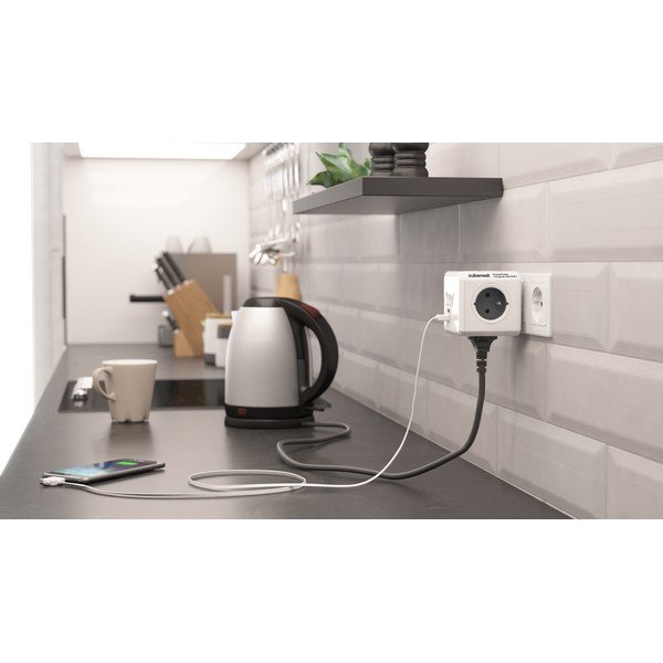 Kištukinis lizdas 12 cm PowerCube Original USB – Cubenest-image-4