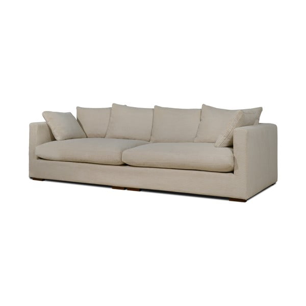 Sofa iš kordinio velveto smėlio spalvos 266 cm Comfy – Scandic-image-2