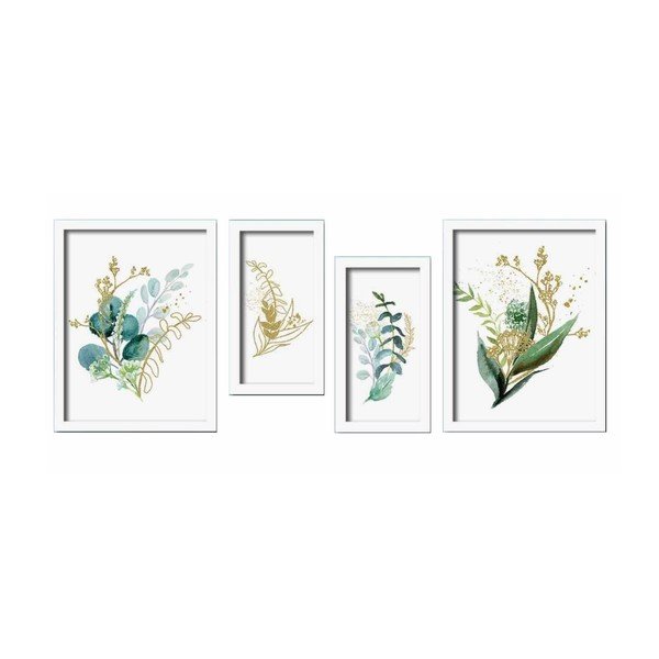 4 plakatų rinkinys 33x43 cm - Wallity
