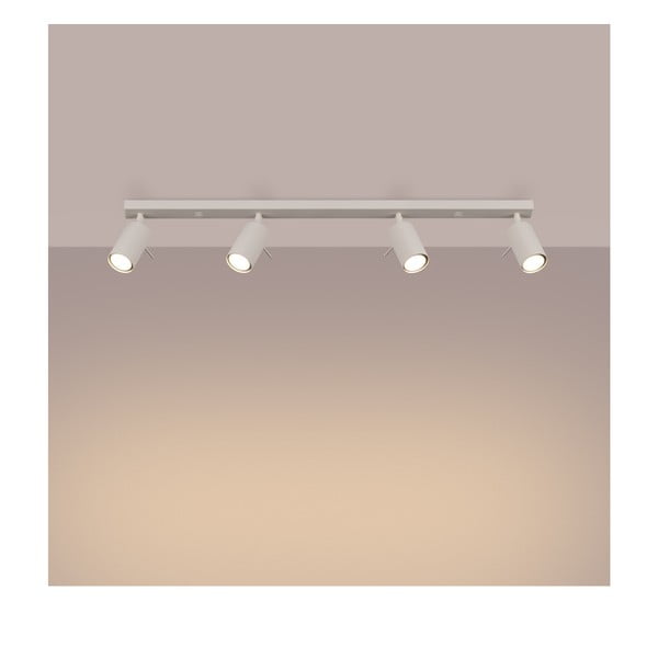 Kreminės spalvos taškinis šviestuvas 6x81 cm Etna – Sollux-image-3