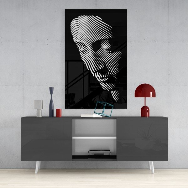 Paveikslas ant stiklo Insigne Melancholy-image-1